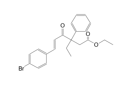 6-(4-Bromo-phenyl)-3-ethyl-4-oxo-3-phenyl-hex-5-enoic acid ethyl ester