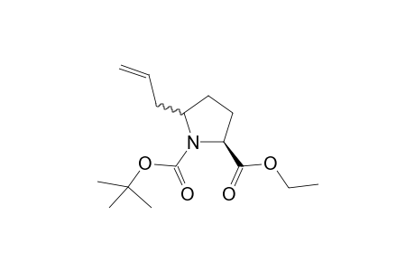 Ethyl (2S,5R/S)-1-(tert-Butoxycarbonyl)-5-allylprolinate