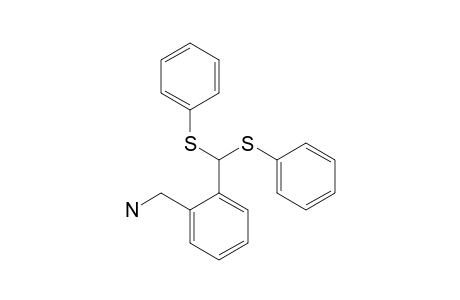 {2-[Bis(phenylsulfanyl)methyl]phenyl}methylamine