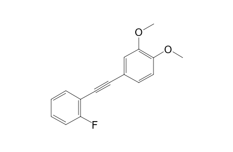 4-((2-Fluorophenyl)ethynyl)-1,2-dimethoxybenzene