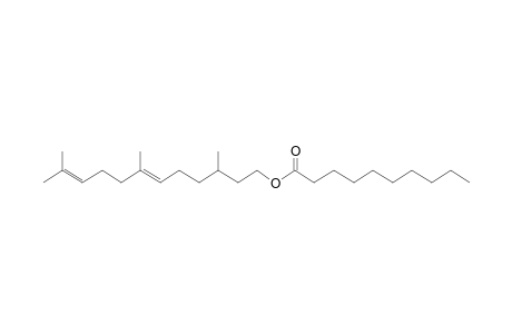 2,3-Dihydrofarnesyl decanoate