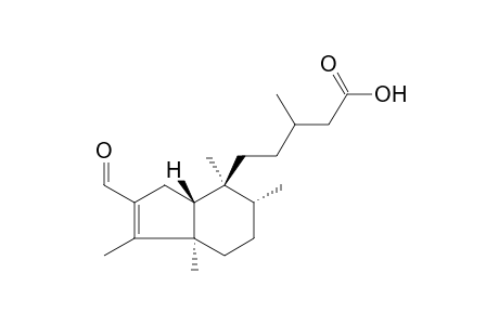 DUNNIANA-ACID-B;3,4-SECO-3-OXO-2(4)-CLERODEN-15-OIC-ACID