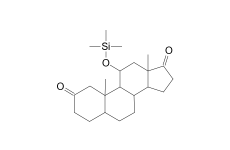 5.alpha.-Androstan-11.alpha.-ol-2,17-dione(11.alpha.-trimethylsilyl ether)