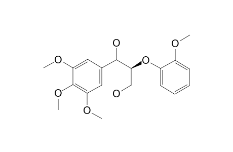 2-(2-Methoxyphenoxy)-1-(3,4,5-trimethoxyphenyl)-1,3-propanediol