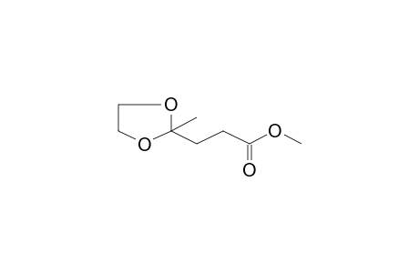 1,3-Dioxolane-2-propanoic acid, 2-methyl-, methyl ester