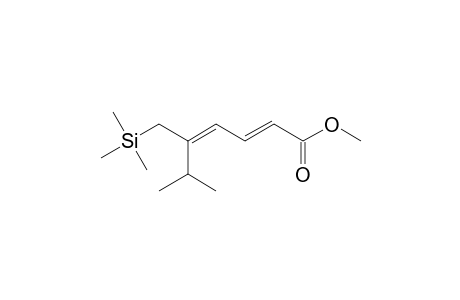 (2E,4E)-6-methyl-5-(trimethylsilylmethyl)hepta-2,4-dienoic acid methyl ester