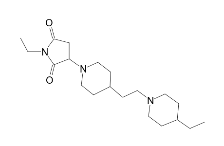 1H-Pyrrole-2,5-dione, 1-ethyl-3-[4-[2-(4-ethyl-1-piperidinyl)ethyl]-1-piperidinyl]dihydro-