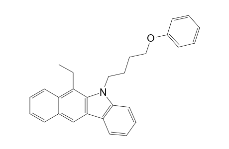 6-Ethyl-5-(4-phenoxybutyl)benzo[b]carbazole