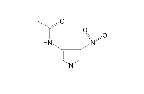 N-(1-methyl-4-nitropyrrol-3-yl)acetamide