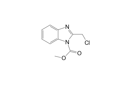 1H-1,3-Benzimidazole-1-carboxylic acid, 2-(chloromethyl)-, methyl ester