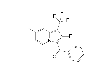 (2-Fluoro-7-methyl-1-trifluoromethylindolizin-3-yl)phenylmethanone