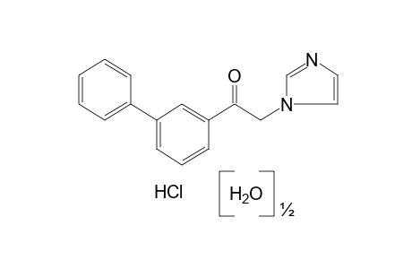 2-(imidazol-1-yl)-3'-phenylacetophenone, monohydrochloride hemihydrate