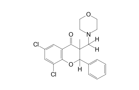 6,8-dichloro-3-methyl-3-(morpholinomethyl)flavanone