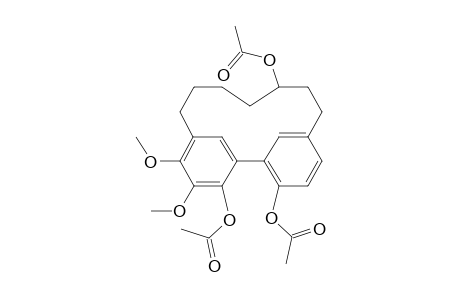 15,16-Dimethoxytricyclo[12.3.1.12,6]nonadeca-1(18),2(19),3,5,14,16-hexaene-3,9,17-triol, triacetate