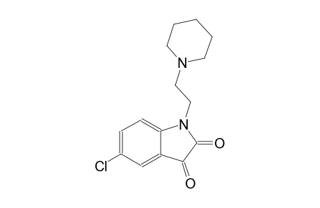 5-chloro-1-[2-(1-piperidinyl)ethyl]-1H-indole-2,3-dione