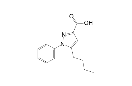 5-butyl-1-phenylpyrazole-3-carboxylic acid