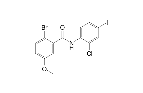 6-bromo-2'-chloro-4'-iodo-m-anisanilide