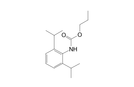 2,6-diisopropylcarbanilic acid, propyl ester