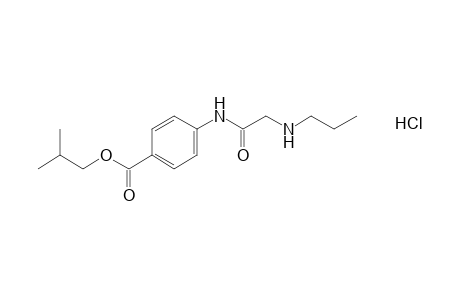 p-[2-(Propylamino)acetamido]benzoic acid, isobutyl ester, hydrochloride