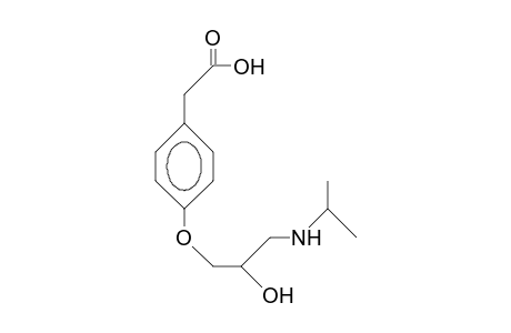 4-(2'-Hydroxy-3'-isopropylaminopropoxy)phenylacetic acid