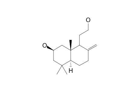 13,14,15,16-Tetranorlabdan-8(17)-ene-2.beta.,12-diol