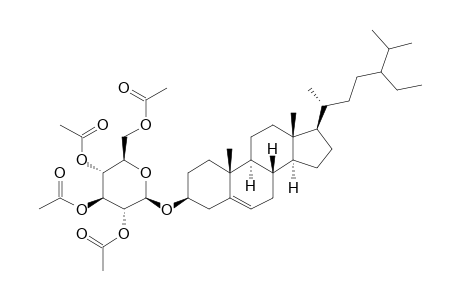 BETA-SITOSTEROL-3-O-BETA-D-GLUCOPYRANOSYLPERACETATE