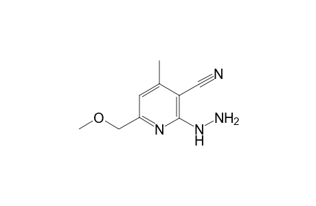 2-Diazanyl-6-(methoxymethyl)-4-methyl-pyridine-3-carbonitrile