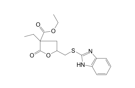 5-[(1H-benzimidazol-2-ylthio)methyl]-3-ethyl-2-keto-tetrahydrofuran-3-carboxylic acid ethyl ester