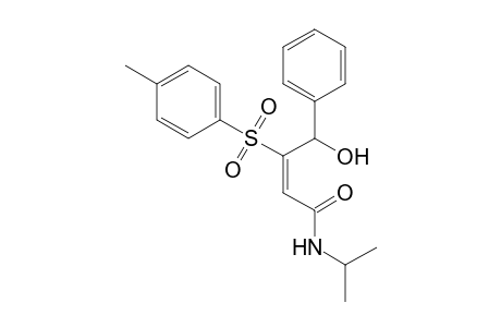 (E)-4-Hydroxy-N-isopropyl-4-phenyl-3-tosyl-but-2-enamide