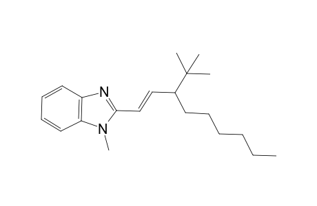 (E)-2-[3-(tert-Butyl)non-1-en-1-yl]-1-methyl-1H-benzo[d]imidazole