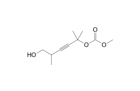5-(Methoxycarbonyloxy)-2,5,5-trimethyl-3-pentyn-1-ol