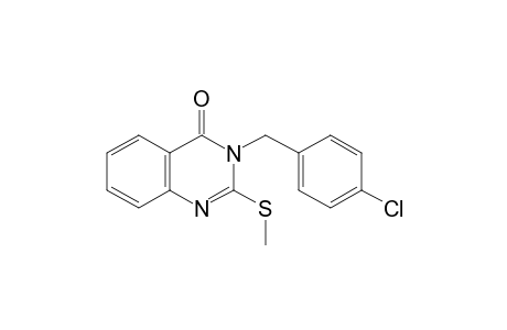 3-(p-Chlorobenzyl)-2-(methylthio)-4(3H)-quinazolinone