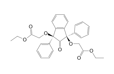 Meso-1,3-bis[(ethoxycarbonyl)methoxy]-1,3-diphenylindan-2-one