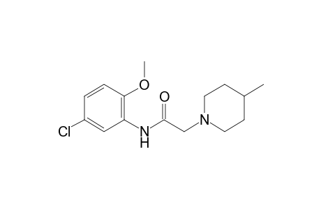 Acetamide, N-(5-chloro-2-methoxyphenyl)-2-(4-methyl-1-piperidinyl)-