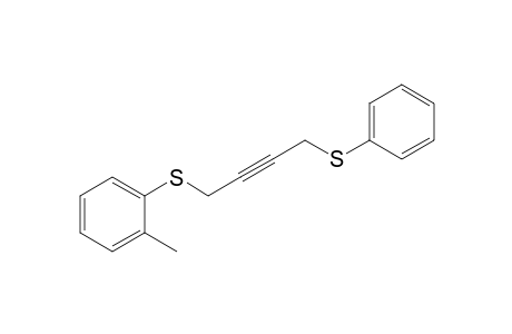 1-(phenylthio)-4-(o-tolylthio)-2-butyne