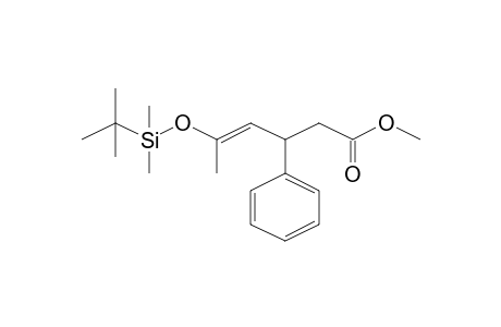 4-Hexenoic acid, 3-phenyl-5-(dimethyl-t-butylsilyloxy)-, methyl ester