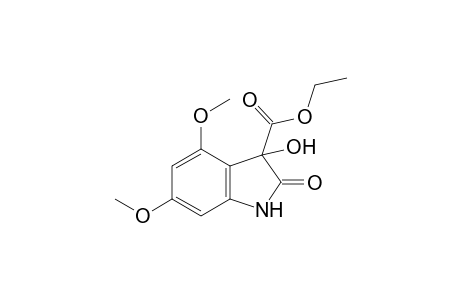 4,6-dimethoxy-3-hydroxy-2-oxo-3-indolinecarboxylic acid, ethyl ester