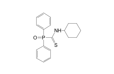 N-cyclohexyl-1-(diphenylphosphinyl)thioformamide