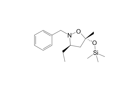 TRANS-2-BENZYL-3-ETHYL-5-METHYL-5-(TRIMETHYLSILOXY)-ISOXAZOLIDINE