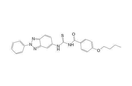 N-(4-butoxybenzoyl)-N'-(2-phenyl-2H-1,2,3-benzotriazol-5-yl)thiourea