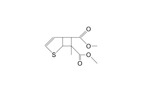 7-METHYL-2-THIABICYCLO-[3.2.0]-HEPT-3-EN-6,7-DICARBONSAEUREMETHYLESTER