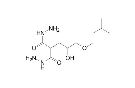 2-[2-Hydroxy-3-(isopentyloxy)propyl]malonohydrazide