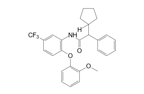 2-CYCLOPENTYL-6'-(o-METHOXYPHENOXY)-2-PHENYL-alpha,alpha,alpha-TRIFLUORO-m-ACETOTOLUIDIDE