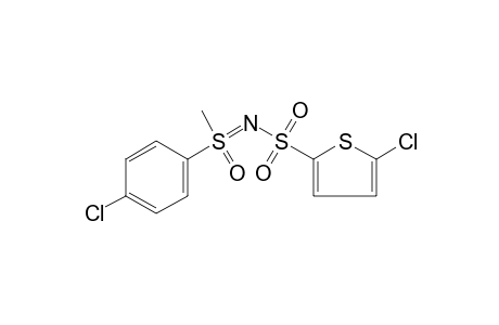 S-(p-chlorophenyl)-N-[(5-chloro-2-thienyl)sulfonyl]-S-methylsulfoximine