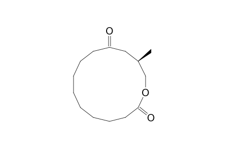 13-Methyl-1-oxacyclotetradecane-2,11-dione