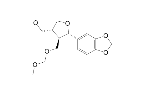 (2SR,3RS,4RS)-2-(1,3-BENZODIOXOL-5-YL)-3-METHOXYMETHOXYMETHYLTETRAHYDROFURAN-4-METHANOL