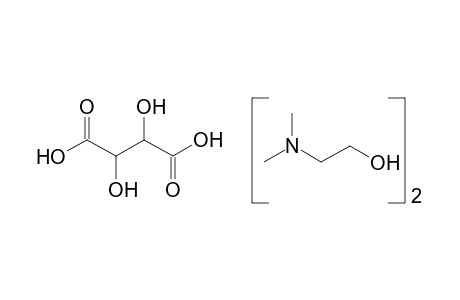 2-(dimethylamino)ethanol, tartrate(2:1)(salt)