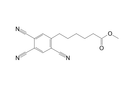 methyl 6-(2,4,5-tricyanophenyl)hexanoate