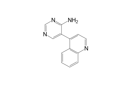 4-(4-amino-5-pyrimidinyl)quinoline