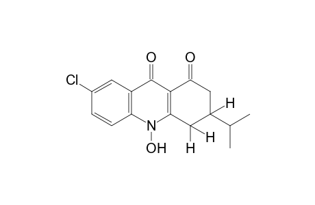 7-chloro-3,4-dihydro-10-hydroxy-3-isopropyl-1,9 (2H)-acridandione